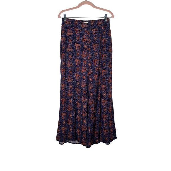 Elevenses Anthropologie Tessie Wide Leg Cropped Pants Culottes Size 6 NW… - Picture 2 of 7